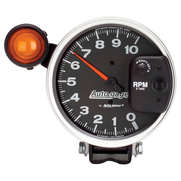 5" PEDESTAL TACHOMETER, 0-10,000 RPM, AUTO GAGE